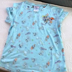 NWOT girls power puff girls shirt sz M 7/8